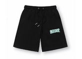 Geedup Co Play For Keeps EMB Shorts - Black/Teal